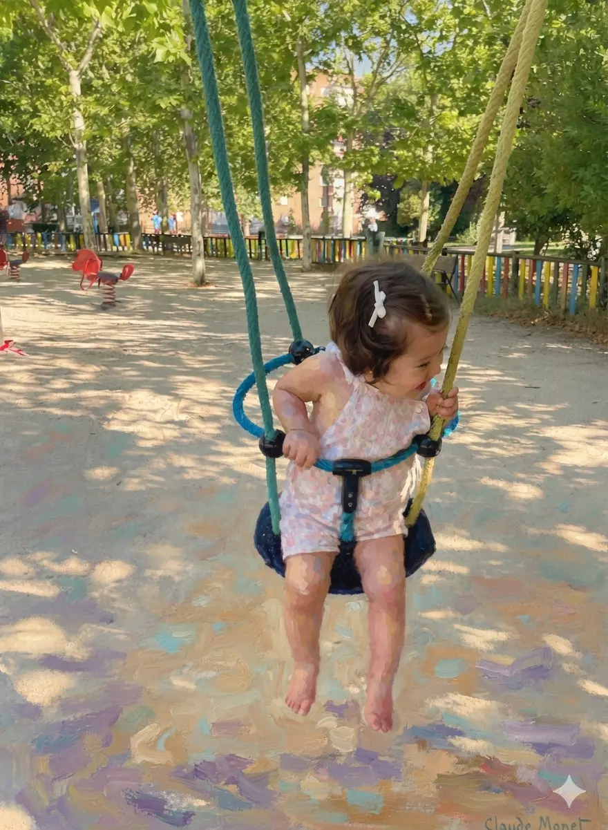 Niña en el parque